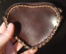 Preloved Handmade Leather Purse