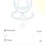 Electric Baby Swing with App and Remote Control Grey Image 3