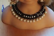 Vintage  Pearl And Rhinestone  necklace