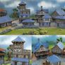 Premium Modular Fantasy Terrain & Buildings Image 7