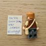 lego col332 owen grady jurassic world toys R us set bricktober Image 2