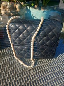 80cm freshwater pearl necklace, magnet clasp, D18 free reg post