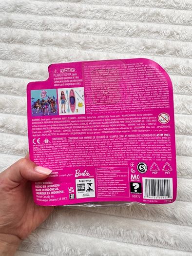 Mattel Barbie Chelsea Doll Blonde Camping Playset with Owl Sleeping Bag Damaged Box Please see photos