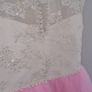white and pink Party Dress! Image 5