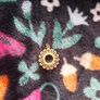 Gold crystal pendant Image 2