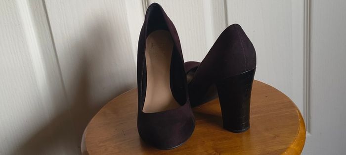 Suede black shoes