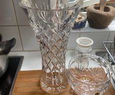 Galway Crystal vase