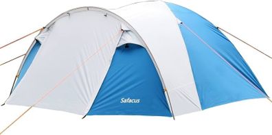 3-4 Person Dome Camping Tent, Double layer, Full Waterproof Holiday Family 3-4 Man Tent, Easy to Set Up for Outdoors Hiking Fishing Traveling Beach Vacation