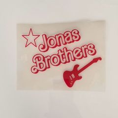 Jonas Bros DIY Iron on vinyl transfer