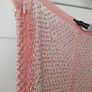 Stradivarius sparkly pink net trousers size S Image 5