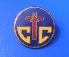 SALVATION ARMY CORPS CADET (CC) - a Salvationist trainee's badge (1950s to 1970s)