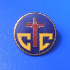 SALVATION ARMY CORPS CADET (CC) - a Salvationist trainee's badge (1950s to 1970s)