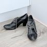 Corso Como Heeled Leather Shoes - UK size 3.5 (teal) Image 5