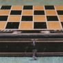 Vintage 8" Handmade Chess Board Image 3