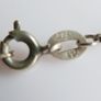 Vintage 925 Sterling Silver Necklace With Cross Pendant length 16" - 6,3g Image 9