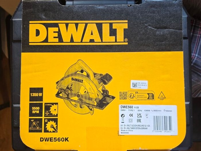 DeWalt Corded Circular saw DWE560K-GB