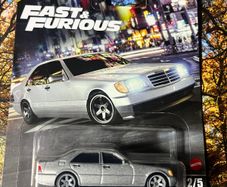 Mercedes 500 Sel Fast & Furious Hot Wheels Premium