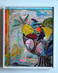 Original Painting Irish Eclectic Kitchen Art Fruit Art