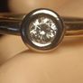 14 ct Yellow Gold with Natural 0.30 carat Natural Diamond Solitaire Ring Image 8