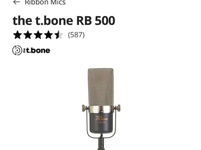 Ribbon Mic - RB 500