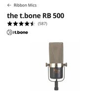 Ribbon Mic - RB 500