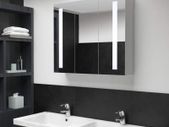 LED Bathroom Mirror Cabinet 89x14x62 cm