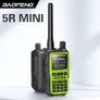 Baofeng UV 5R Mini Walkie Talkie Bluetooth Programming Frequency Dual PTT Band Type-C AM FM Ham 2 Way Radio For Hiking Image 2
