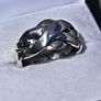 Vintage 925 Silver Puzzle Ring Image 4