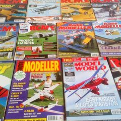 Model Airplane 30  Magazine  Lot Vintage to Modern.  RCM & E,  Radio Modeler,  Avation Modeller,  Model World