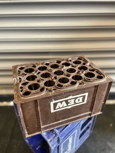 Vintage bottle Tullamore DEW mini crate