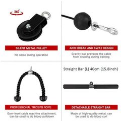 Complete Home Gym Bundle - Power Tower, Folding Bench, Dumbbell Set, Pump Barbell & Cable System