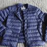 Navy Puffa Coat  Size 14 Image 2