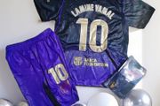 Barcelona (away/lamine Yamal 10) Kids Kit, 4/5,5/6 , 6)7,7/8,8/9, 12/13 Yrs