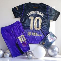 Barcelona (away/lamine Yamal 10) Kids Kit, 4/5,5/6 , 6)7,7/8,8/9, 12/13 Yrs