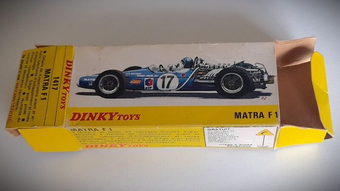 Diecast Vintage French Dinky Toys Matra MS11 1968 F1 - Near Mint Original Condition/Very Good Box