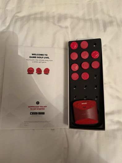 Game Golf LIVE Shot Tracking System  Complete Set with Tags & Box