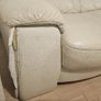 Cream Leather Sofa Suite 3 Seater plus 2 Seater 20 Euro Must Go Image 3