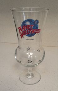 Planet Hollywood New York - Hurricane Cocktail Glass
