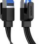 Ethernet Cable 5M, Cat 8 Internet Cable Flat High-Speed 40Gbps 2000Mhz Network Cable, Gigabit Braided RJ45 LAN Cable Patch Cord Compatible for PC/Laptop, PS5, Xbox, Modem, Router, Switch, TV Image 2