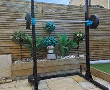 Squat Rack + weights and bench