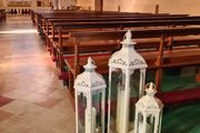 Cream Lanterns for Rent