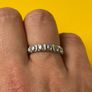 Womens Sterling Silver Ring N Image 3