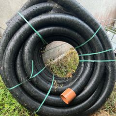 Garden drainage pipe