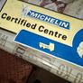 Beautiful Large Heavy Cast Iron Michelin Certified Centre Advertising Sign Stamped into the back 1949 Manchester Postage Available Image 3