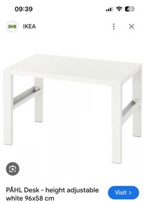 IKEA height adjustable kids desk
