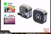 2 in 1 Wireless CarPlay Android Auto Adapter Apple Car play Dongle Mini Ai Box