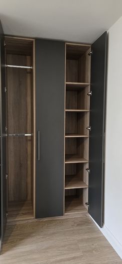 Wardrobes, kitchens, utility rooms, storage units.