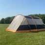 Outdoor Leisure Products Knightwick 3.7m x 2.2m 3 Berth Tunnel Tent Orange & Black Image 4