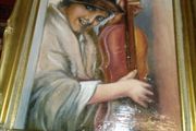 Antique detailed oil painting