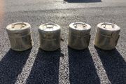 4 Vintage Stainless Steel Medical bins